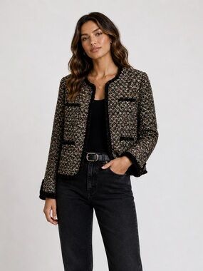 Women's Multicolor Tweed Jacket